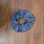 Scrunchi Blau Muster