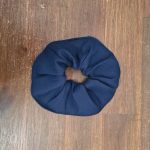 Scrunchi Dunkelblau Uni