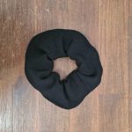 Scrunchi schwarz uni