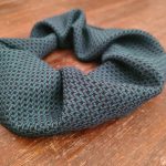 Scrunchi grün/schwarz kariert – Bild 2